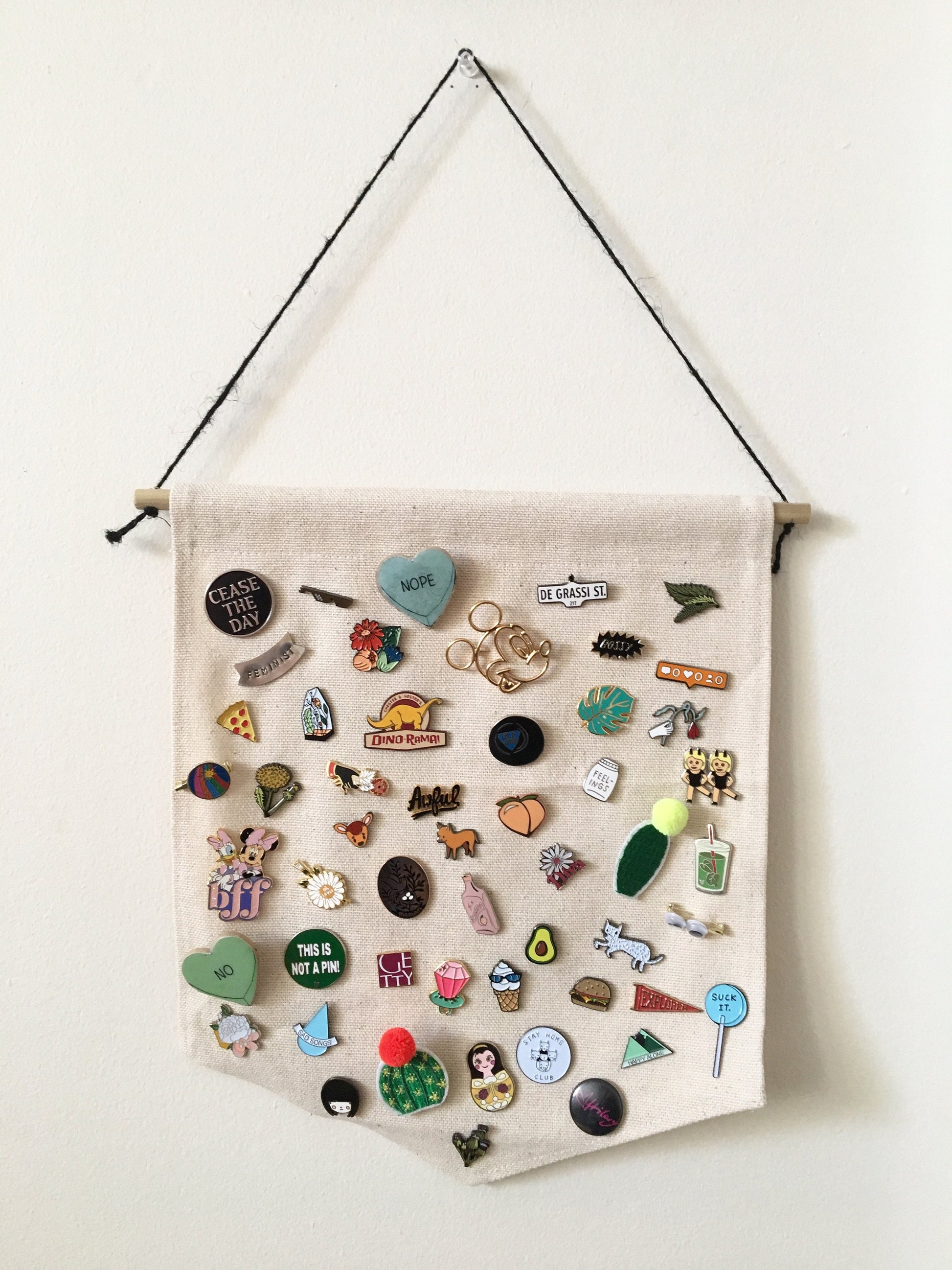 Enamel Pin Display Banner, Pin Banner, Pin Display, Pin Collection Ban –  The Shabby Stitchery